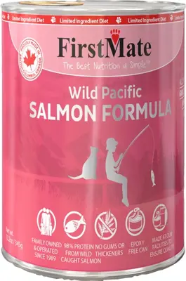 FirstMate Limited Ingredient Wild Salmon Formula Cat Food 12.2oz