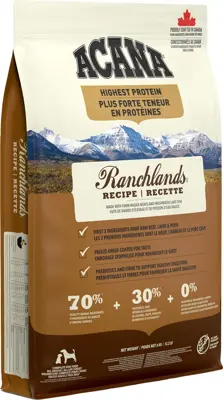 Acana Highest Protein Ranchlands Recipe Dog Food 6kg