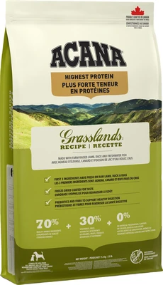 Acana Highest Protein Grasslands Dog Food 11.4kg