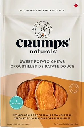 Crump's Naturals Sweet Potato Chews Dog Treat 330g