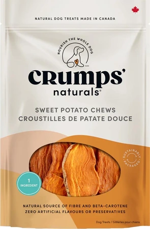 Crump's Naturals Sweet Potato Chews Dog Treat 160g