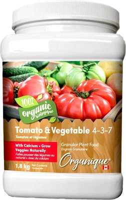 Orgunique 4-3-7 Tomato Vegetable Fertilizer 1.8kg