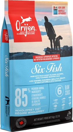 Orijen Six Fish Dog Food 6kg