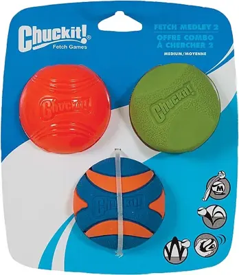 Chuckit! Fetch Medley Medium 3pk