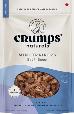 Crumps' Naturals Mini Trainers Beef Dog Treat 300g