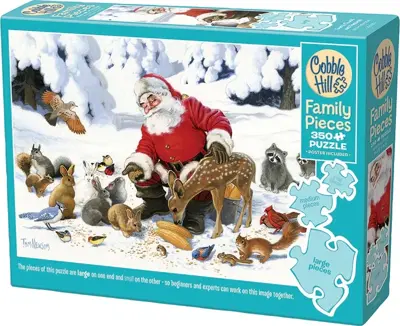 Cobble Hill Santa Claus & Friends Puzzle 350pc