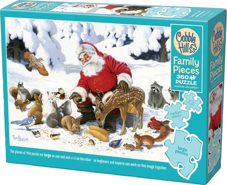 Cobble Hill Santa Claus & Friends Puzzle 350pc