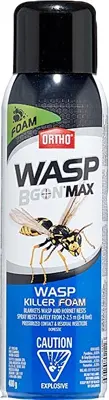 Ortho Wasp B Gon MAX Wasp Killer Foam Aerosol Spray 400g