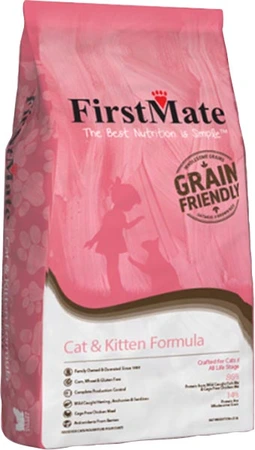 FirstMate Grain Friendly Cat & Kitten Formula Cat Food 5lb