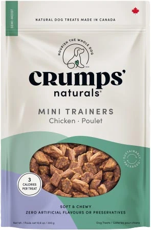 Crumps' Naturals Mini Trainers Chicken Dog Treat 300g