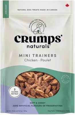 Crumps' Naturals Mini Trainers Chicken Dog Treat 300g