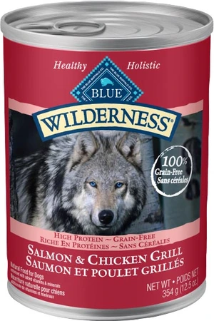 Blue Wilderness Chicken & Salmon Grill Dog Food 354g