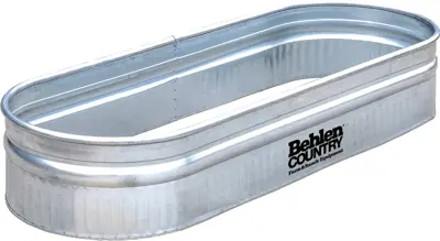 Behlen Bottomless Planter 1' x 2' x 6' Galvanized