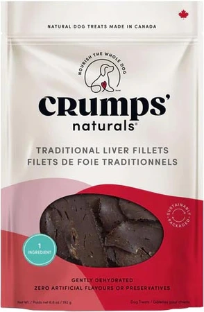 Crumps' Naturals Traditional Liver Fillets Dog Treat 330g