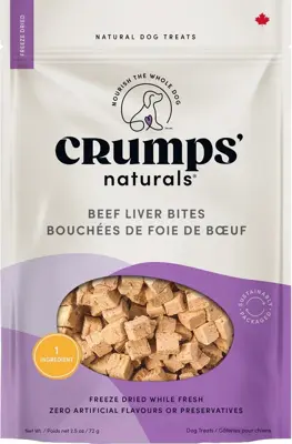 Crumps' Naturals Beef Liver Bites 155g