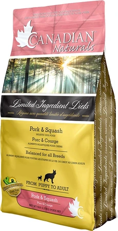 Canadian Naturals Grain Free Pork & Butternut Squash Dog Food 25lb