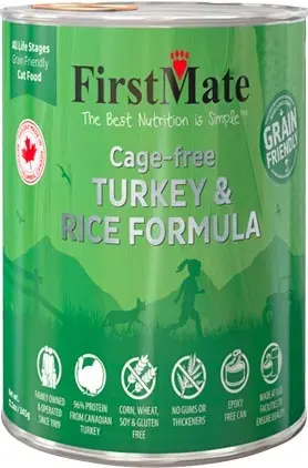 FirstMate Grain Friendly Turkey & Rice Formula Dog Food 12.2oz