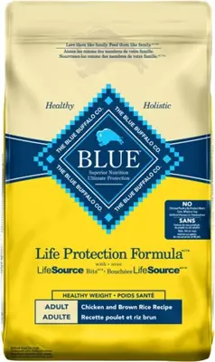 Blue Life Protection Formula Healthy Weight Chicken & Brown Rice Dog Food 26lb