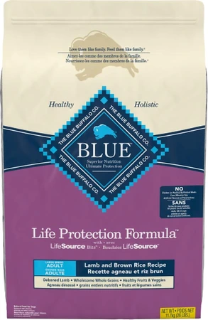 Blue Life Protection Formula Lamb & Brown Rice Large Breed Dog Food 26lb