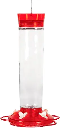 Pinebush Glass Hummingbird Feeder 20oz