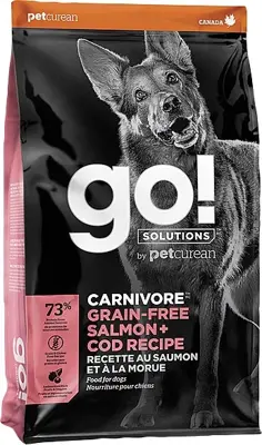 Go! Carnivore Grain Free Salmon+Cod Dog Food 12lb