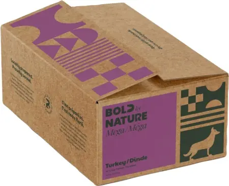 Bold By Nature Mega Turkey Patties Dog Food 24lb