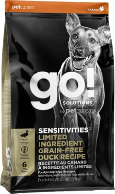 Go! Sensitivities Limited Ingredient Grain Free Duck Dog Food 22lb