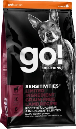 Go! Sensitivities Limited Ingredient Grain Free Lamb Dog Food 12lb