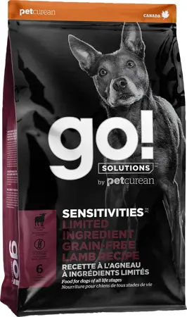 Go! Sensitivities Limited Ingredient Grain Free Lamb Dog Food 22lb