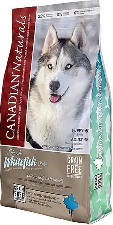 Canadian Naturals Grain Free Fresh Whitefish Dog Food 11lb