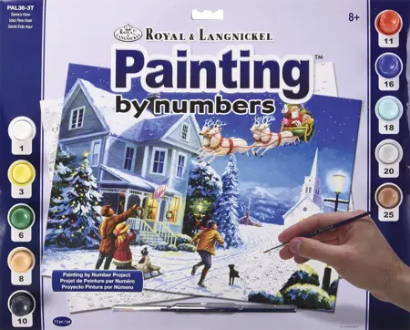 Paint By Number: Santa's Here