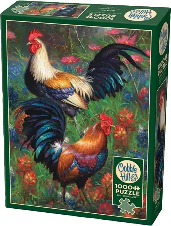 Cobble Hill Roosters Puzzle 1000pc