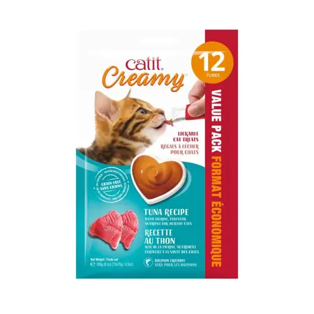 Catit Creamy Lickable Tuna 12pk