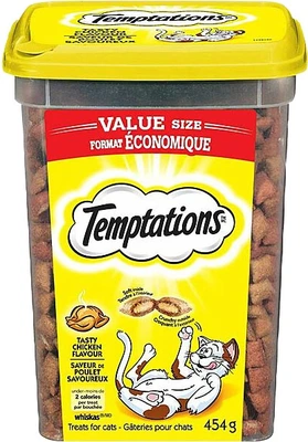 Temptations Chicken Tub Cat Treat 16oz