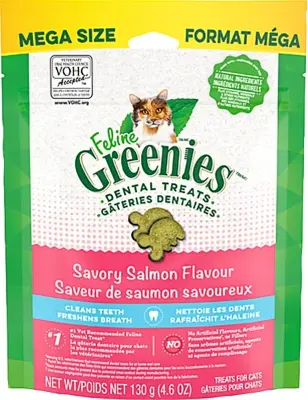 Greenies Feline Savory Salmon Dental Treat 4.6oz