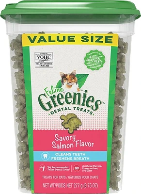 Greenies Feline Savory Salmon Dental Treat 9.75oz