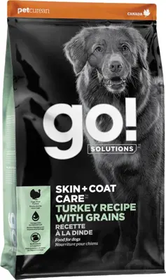 Go! Skin+Coat Care Turkey With Grains Dog Food 22lb