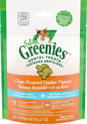 Greenies Feline Oven Roasted Chicken Dental Treat 2.1oz