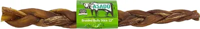 Asado Braided Bully Stick 12"