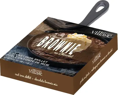 Gourmet Du Village Chocolate Brownie Skillet Kit