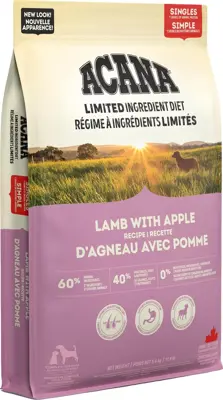 Acana Singles Lamb With Apple Recipe Dog Food 5.4kg