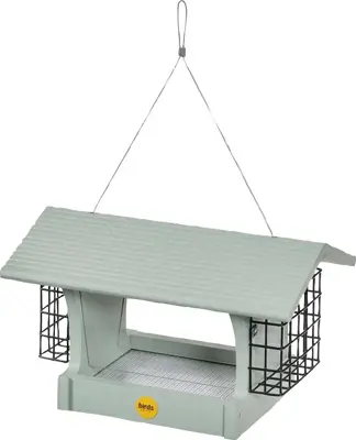 Birds Choice Medium Hopper Feeder With Suet Cages