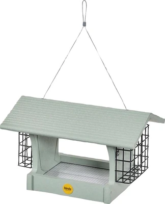 Birds Choice Medium Hopper Feeder With Suet Cages