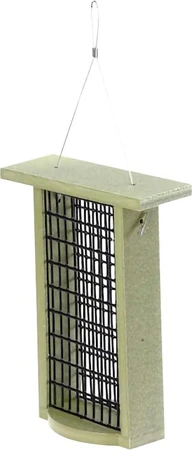 Birds Choice Double Suet Cake Feeder - Green