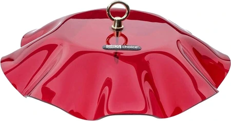 Birds Choice Red Protective Cover For Hanging Bird Feeder