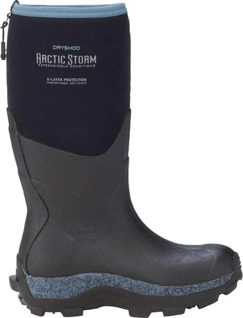 Dryshod Women's Arctic Storm High Boot Black/Blue SZ 8