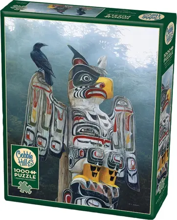 Cobble Hill Totem Pole In The Mist Puzzle 1000pc