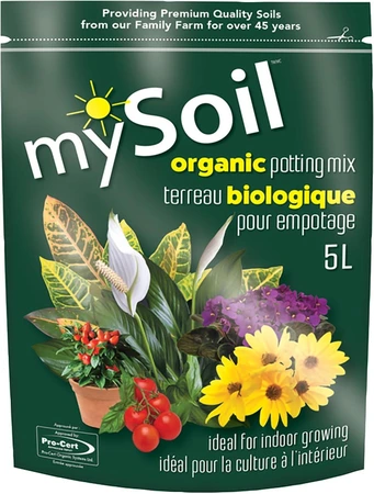 MySoil Pro-Cert Organic Potting Mix 5L