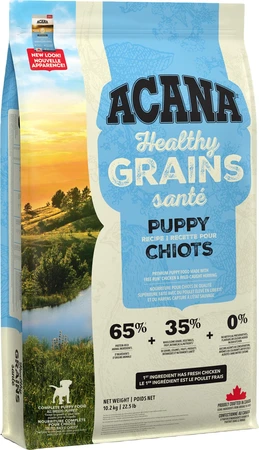 Acana Healthy Grains Puppy Recipe Dog Food 10.2kg