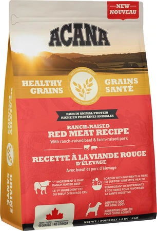 Acana Healthy Grains Red Meat Recipe Dog Food 1.8kg